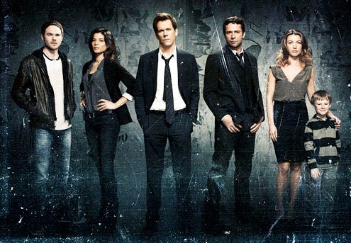 The Following - Season 1 - Shawn Ashmore, Jeannane Goossen, Kevin Bacon, James Purefoy, Natalie Zea and Kyle Cattlet