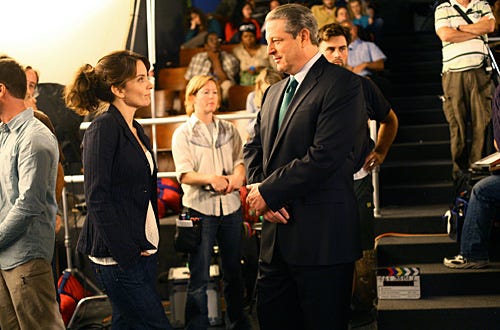 30 Rock - Season 2 - "Greenzo" - Tina Fey as "Liz Lemon", Al Gore as himself