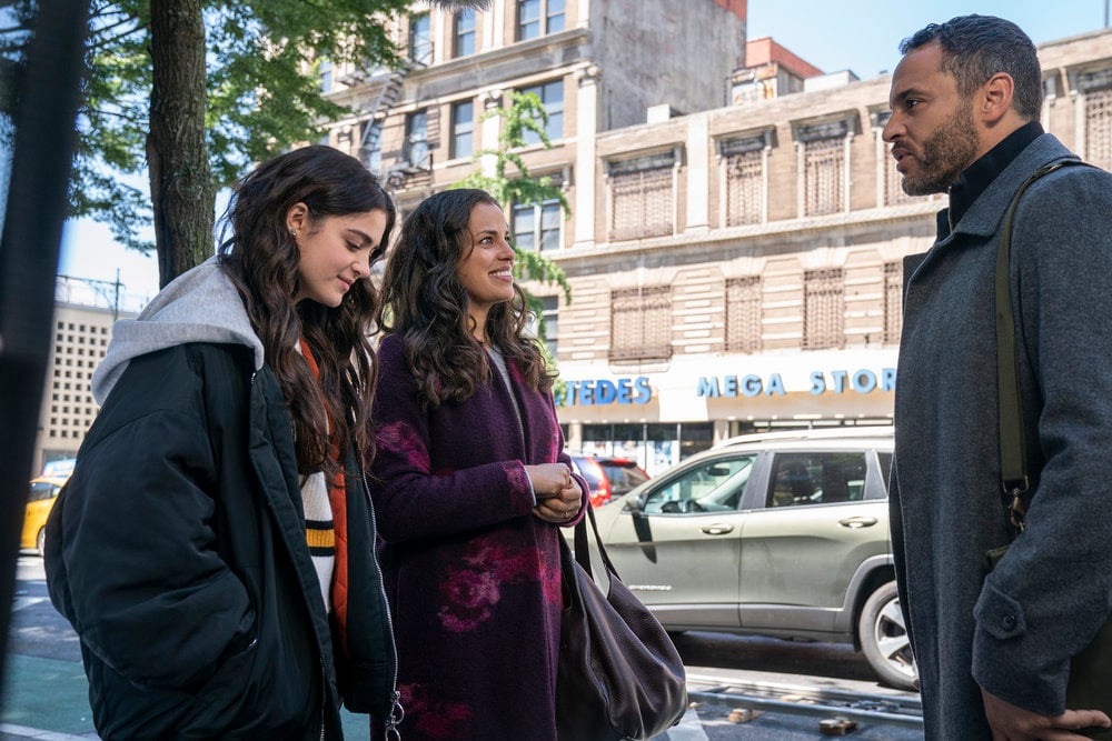 Luna Blaise, Athena Karkanis and Daniel Sunjata, Manifest