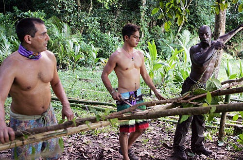 Survivor: Micronesia - Ozzy Lusth and James Clement, during the first episode
