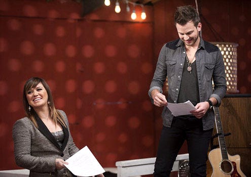 The Voice - Season 2 - Kelly Clarkson and Brian Fuente