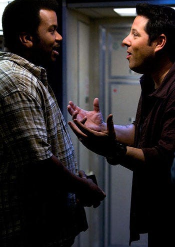 Love Bites - Season 1 - "Firsts" - Craig Robinson as Bowman and Greg Grunberg as Judd
