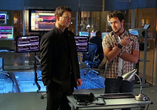 CSI: NY - Season 4 - "DOA For A Day" - Gary Sinise as Mac and AJ Buckley as Adam Ross