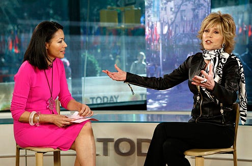 The Today Show - Ann Curry and Jane Fonda, June 6, 2012