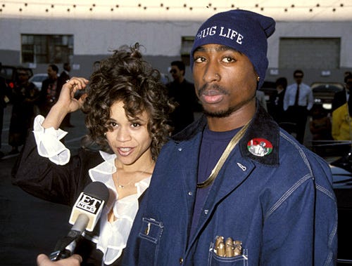 Rosie Perez and Tupac Shakur - 7th Annual Soul Train Music Awards - Shrine Auditorium - Los Angeles, CA - March 9, 1993