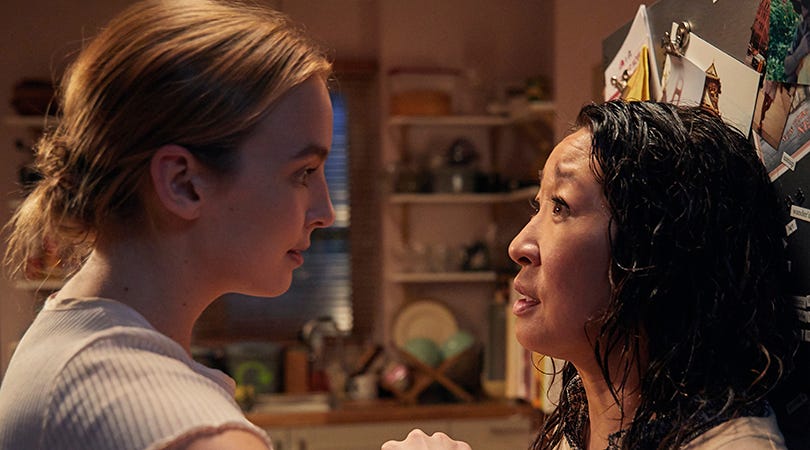Jodie Comer and Sandra Oh, Killing Eve