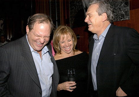 Harvey Weinstein, Katie Couric and Jack Kliger - Launch of Sandra Lee's New Semi-Homemade Holidays Magazine and Food Network Show