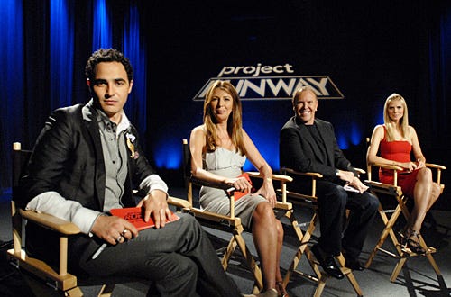 Project Runway - Season 4 - "Eye Candy" - Zac Posen, Nina Garcia, Michael Kors, Heidi Klum