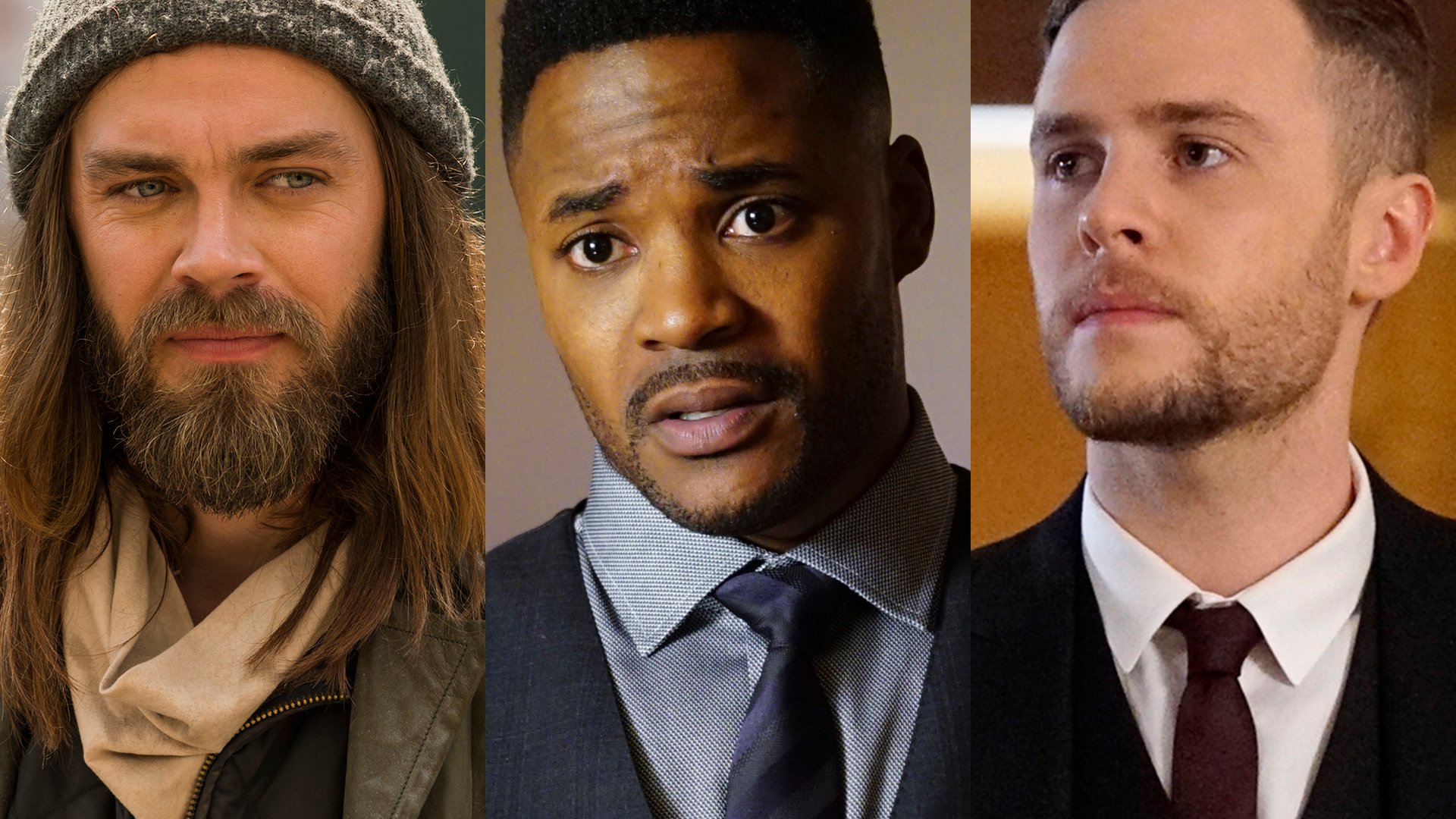 Tom Payne, Duane Henry, Iain de Caestecker