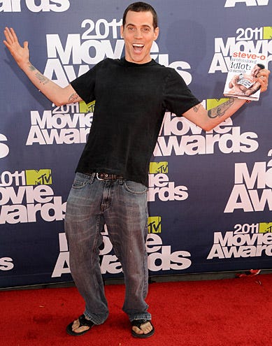 Steve-O - The 2011 MTV Movie Awards, June 5, 2011