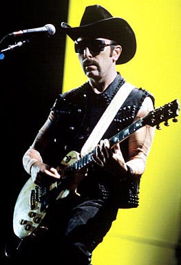 The Edge of U2 at The Oakland Stadium -  Oakland, CA - June 18, 1997