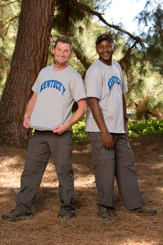 The Amazing Race: All-Stars - Friends William "Bopper" Minton (left) and Mark Jackson (right)