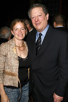 Elisabeth Shue and Al Gore - The Entertainment Weekly 2007 pre-Oscar party, February 22, 2007