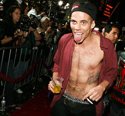Steve-O - "Jackass Number Two" - Chinese Theater - Los Angeles, CA - September 21, 2006