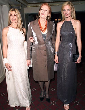 Natasha Richardson, Vanessa Redgrave and Joely Richardson - The 10th Anniversary benefit for the Christopher Reeve Paralysis Association in New York City, November 14, 2000