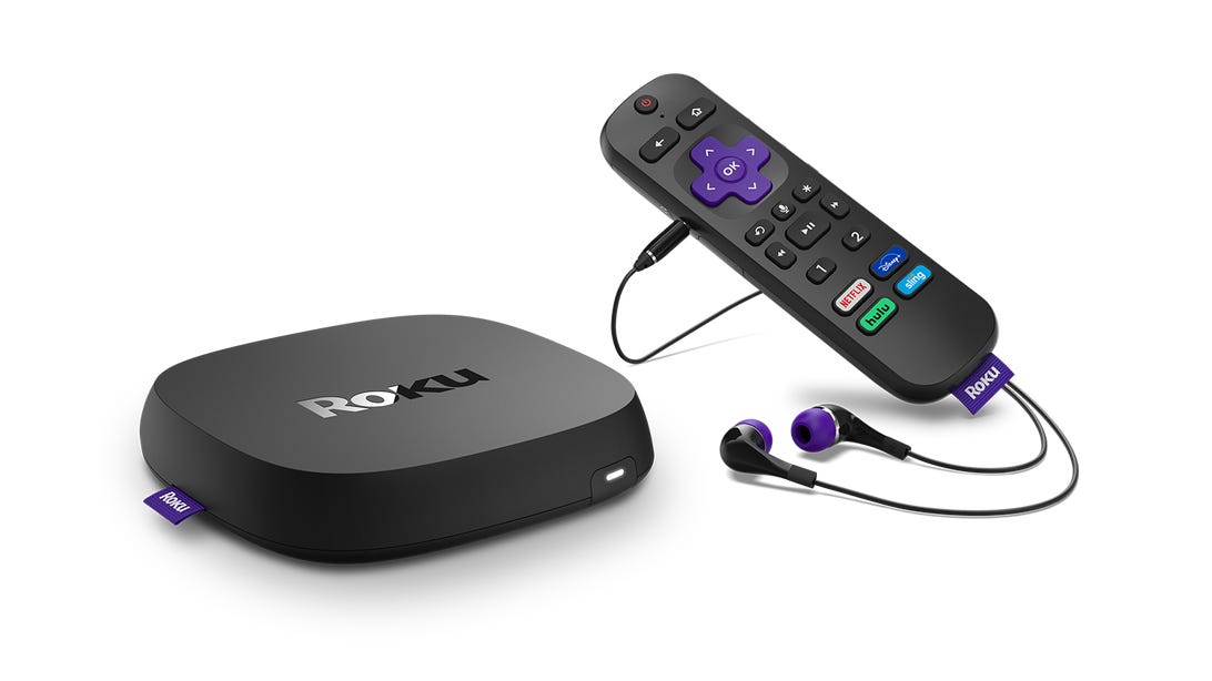 Roku Ultra LT with a remote