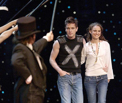 Ewan McGregor and Natalie Portman - 2002 MTV Movie Awards