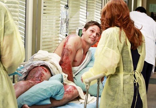 Grey's Anatomy - Season 9 - "Can't Fight This Feeling" - Sarah Drew, Justin Bruening