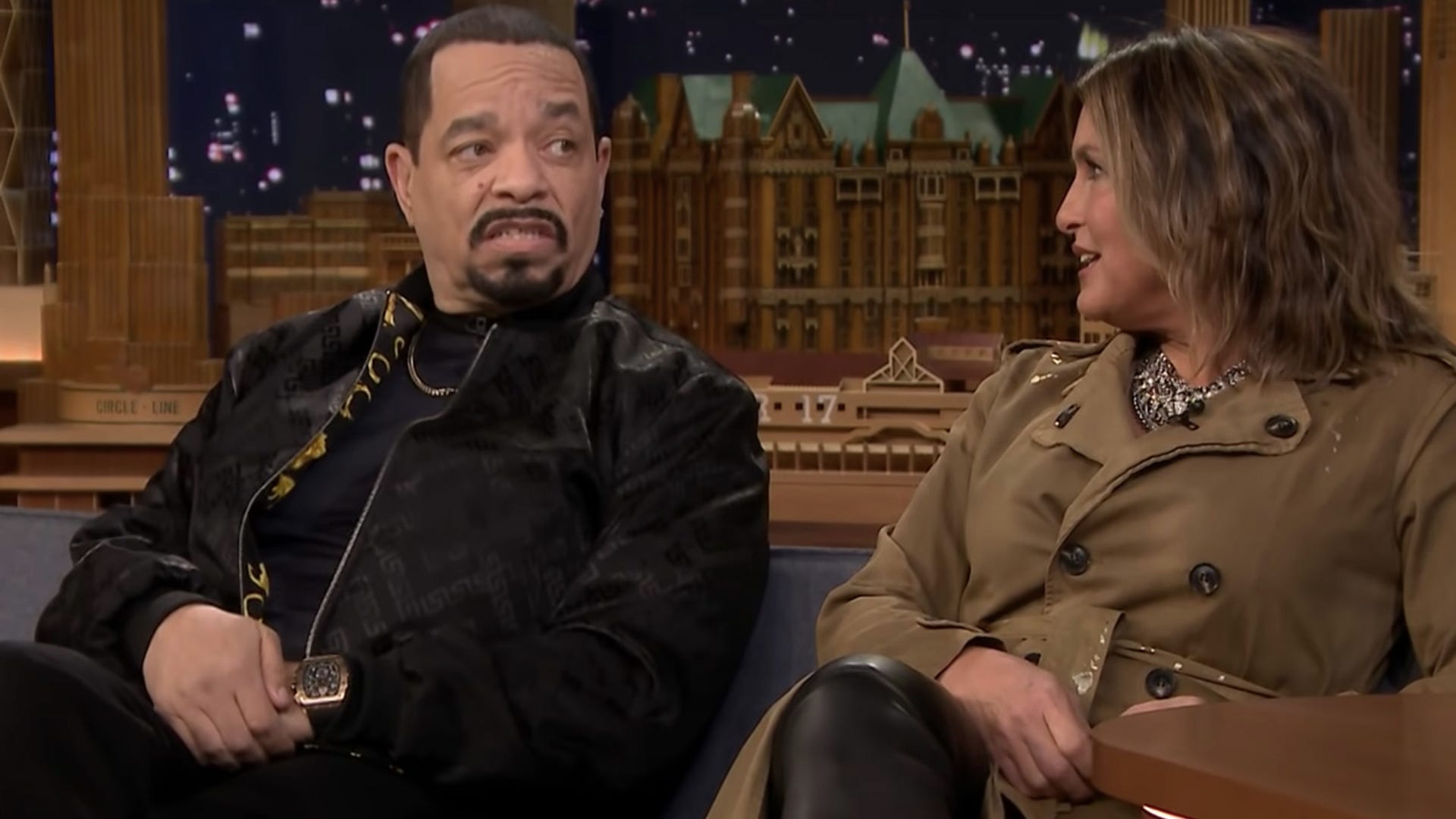 ​Ice-T and Mariska Hargitay, The Tonight Show Starring Jimmy Fallon