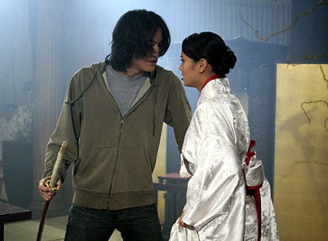 Samurai Girl - Part 1, "The Book of the Sword" - Jack Yang as Hiko, Jamie Chung as Heaven
