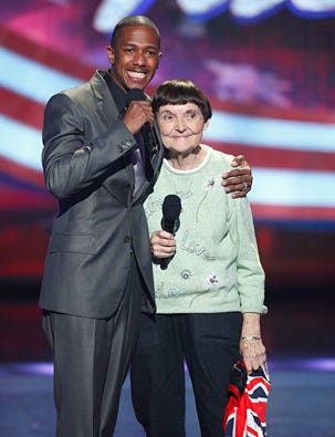 America's Got Talent - Season 4 - Nick Cannon and Grandma Lee