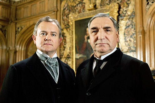 Downton Abbey - Season 3 - Hugh Bonneville and Jim Carter