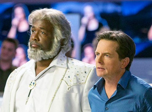 The Michael J. Fox Show - Season 1 - "Teammates" - Wendell Pierce and Michael J. Fox