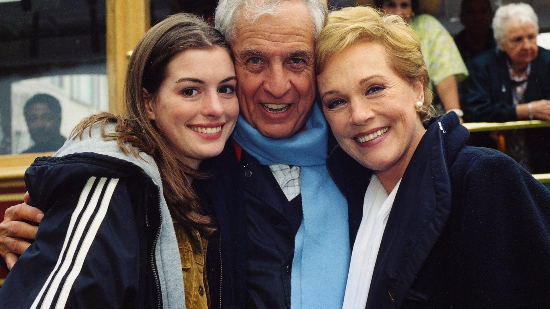 Anne Hathaway, Garry Marshall, and Julie Andrews