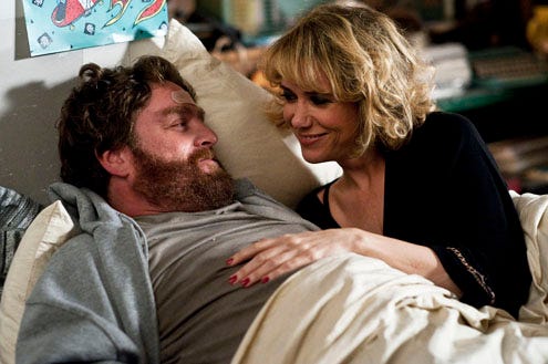 Bored to Death - Season 2 - "I've Been Living Like a Demented God" - Zach Galifianakis and Kristen Wiig