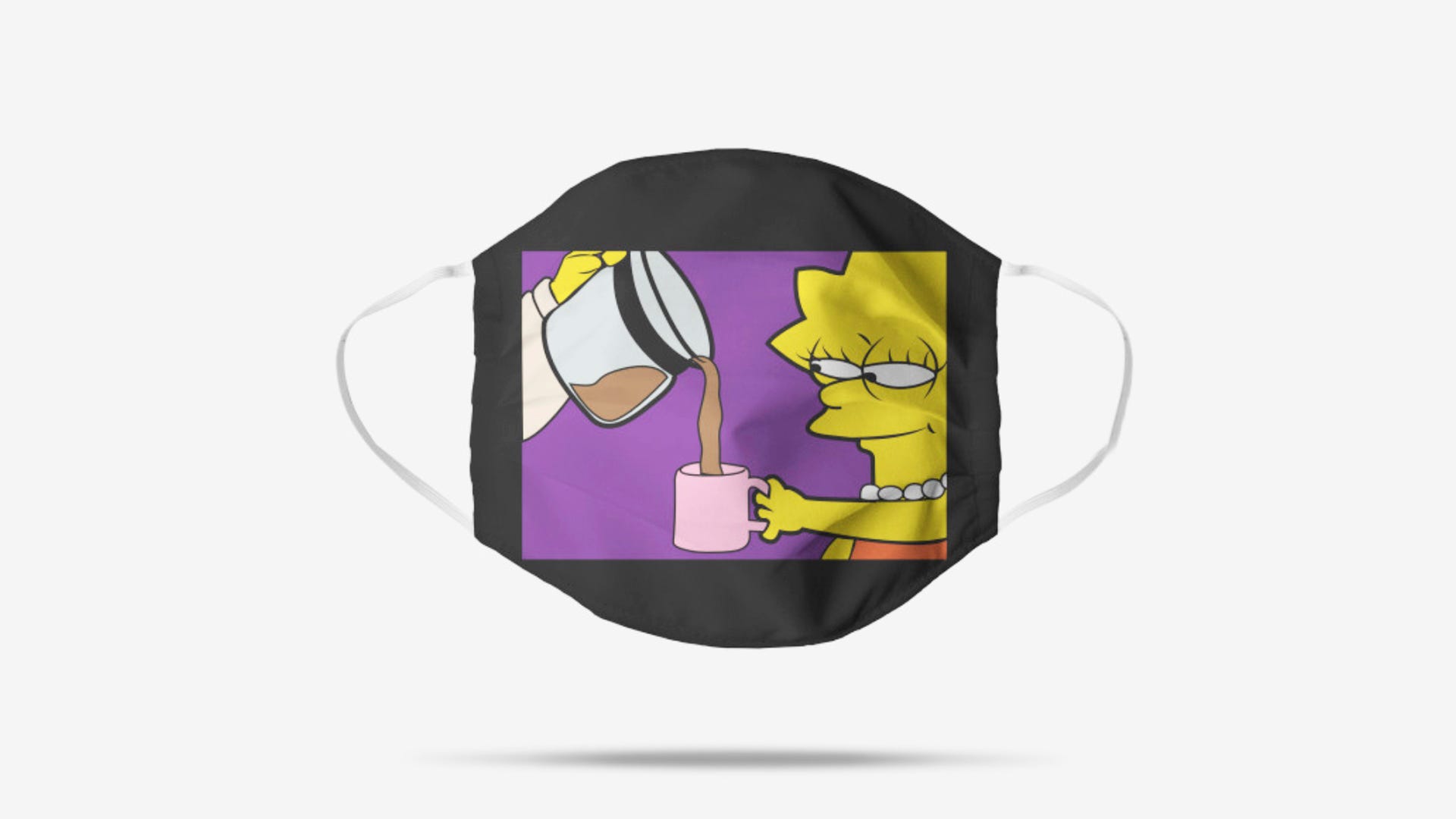 Simpsons Face Mask