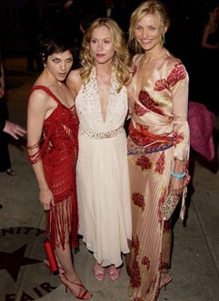 Selma Blair, Christina Applegate & Cameron Diaz - 2002 Vanity Fair Oscar Party, March 24, 2002