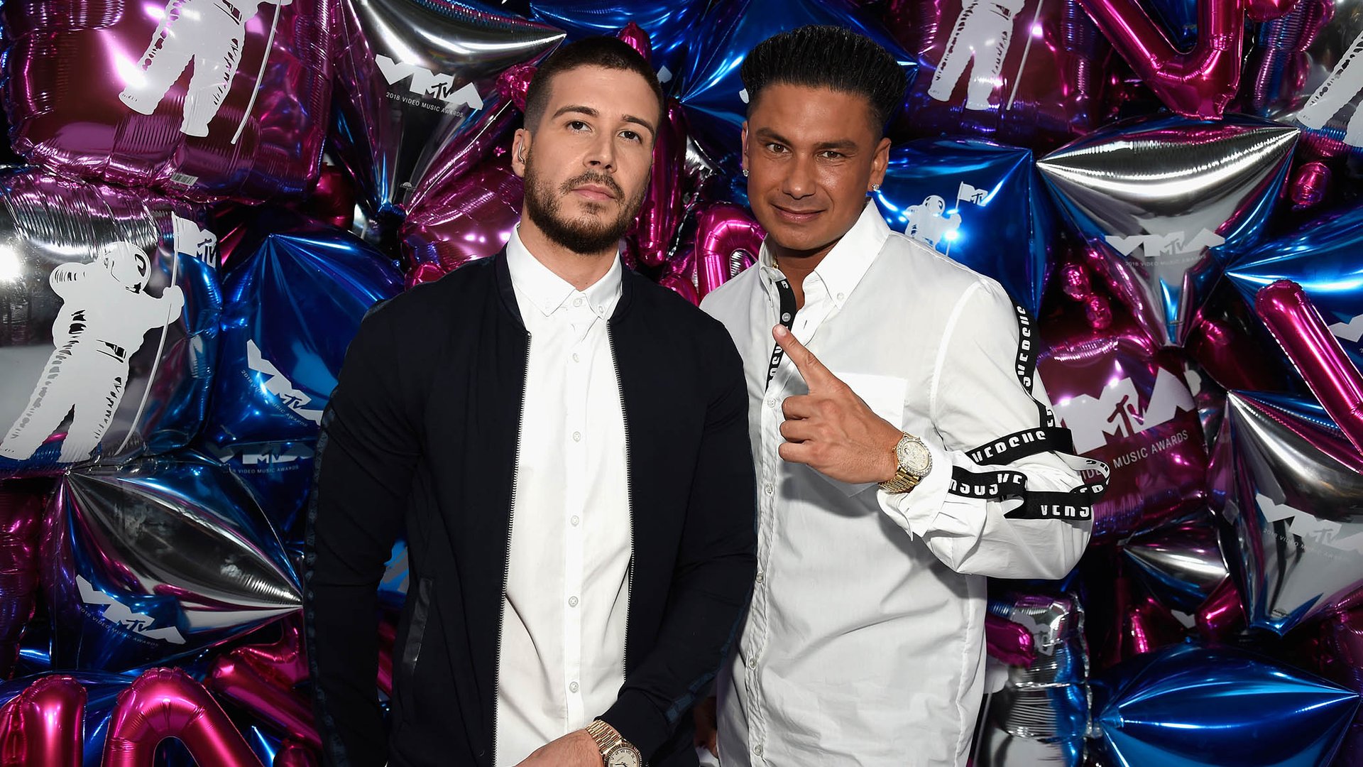 Vinny Guadagnino and Pauly D, 2018 MTV Video Music Awards