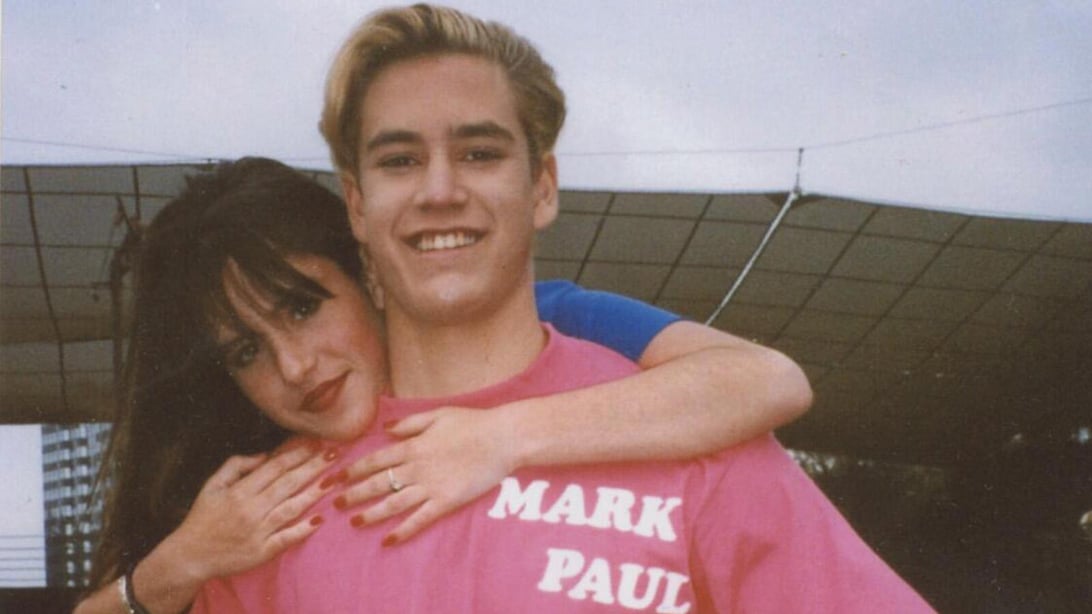 Soleil Moon Frye and Mark-Paul Gosselaar, kid 90