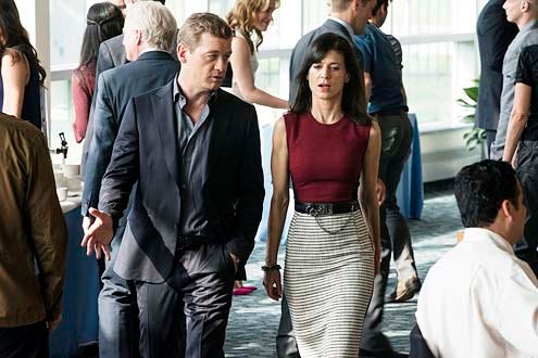 Covert Affairs - Season 5 - "Spit on a Stranger" - Nic Bishop and Perrey Reeves