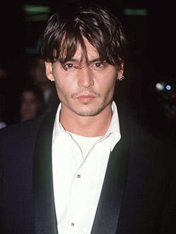 Johnny Depp - "Nick of Time" premiere, November 20, 1995
