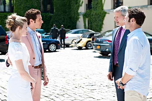 Royal Pains - Season 5 - "Hammertime" - Brooke D'Orsay, Paulo Costanzo, Campbell Scott and Mark Feuerstein