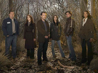 The Forgotten - Season 1 - Bob Stephenson as Walter Bailey, Heather Stephens as Lindsey Drake, Christian Slater as Alex Donovan, Michelle Borth as Candace Butler, Anthony Carrigan as Tyler Davies and Rochelle Aytes as Detective Grace Russel