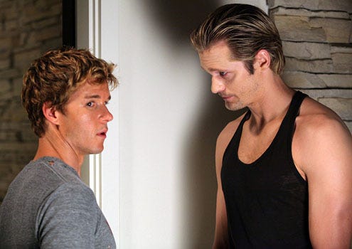 True Blood - Season 2 - Ryan Kwanten as Jason and Alexander Skarsgard as Eric