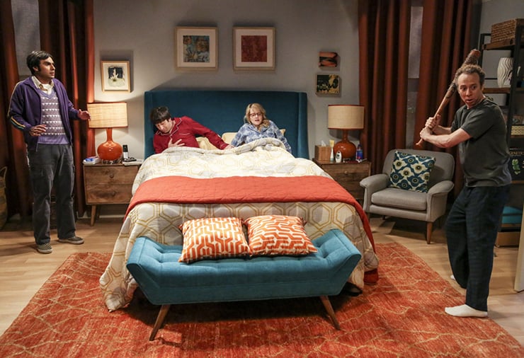 Kunal Nayyar, Simon Helberg, Melissa Rauch and Kevin Sussman, The Big Bang Theory