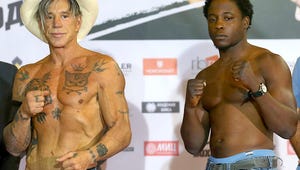Mickey Rourke Returns to Boxing Ring, Beats Man Less Than Half His Age