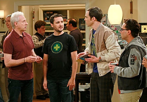 The Big Bang Theory - Season 5 - "The Russian Rocket Reaction" -  Brent Spiner, Wil Wheaton, Jim Parsons, Johnny Galecki