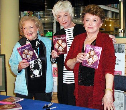 Betty White, Bea Arthur and Rue McClanahan - "Golden Girls: Season 3" DVD signing, New York City, November 22, 2005