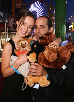 Olivia Wilde and Peter Jacobson - The Fox All-Star Party At The Pier at the Santa Monica Pier, July 14, 2008