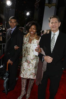 George Bradley, Denise Bradley and Peter Coyote - special screening of "The Pursuit of Happyness", Dec. 2006