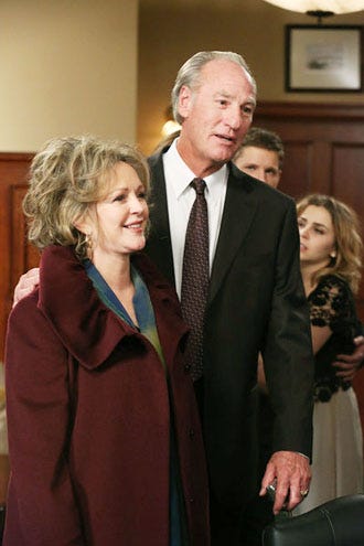 Parenthood - Season 4 - "Because You're My Sister" - Bonnie Bedelia and Craig T. Nelson