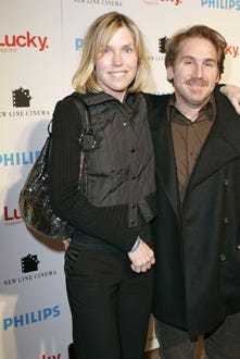 Mike Binder and his wife - "Upside of Anger" after party, Jan. 2005