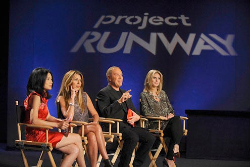Project Runway - Season 7 - Episode 10: Hey, That's My Fabric - Designer Vivienne Tam, Nina Garcia, Michael Kors and Heidi Klum