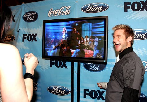 American Idol Top 12 Party - Blake Lewis looks back at the show