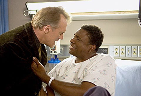 7th Heaven - "A Pain in The Neck" - Stephen Collins as Eric Camden and Keith David as Stanley