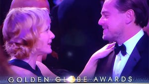 Watch Leonardo DiCaprio and Kate Winslet's Titanic Reunion at the Golden Globes